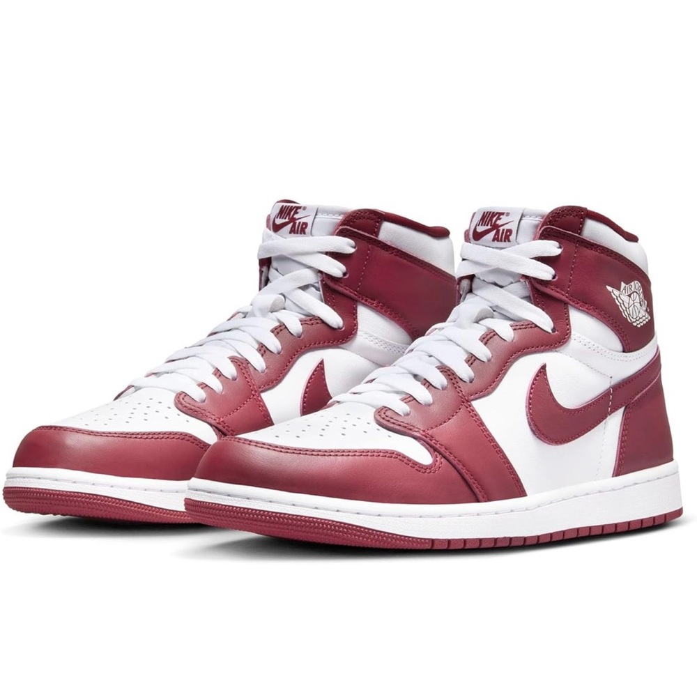 Nike Jordan Men's 1 Retro High OG Artisanal Red White/Team Red - Size 9